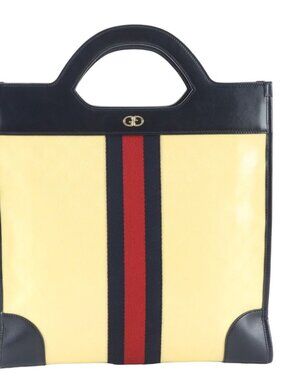 Gucci GG Sherry Line Leather Tote Shoulder Hand